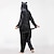 voordelige Kigurumi-pyjama&#039;s-Volwassenen Kigurumi-pyjama&#039;s Wolf Onesie pyjama&#039;s Flanel Grijs Cosplay Voor Mannen &amp; Vrouwen Dieren nachtkleding spotprent Festival / Feestdagen kostuums