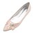 cheap Wedding Shoes-Women&#039;s Wedding Shoes Flat Heel Pointed Toe Rhinestone / Bowknot / Satin Flower Satin Comfort / Ballerina Spring / Summer White / Purple / Champagne / Sparkling Glitter / Party &amp; Evening
