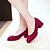 preiswerte Absatzschuhe für Damen-Damen Schuhe Nubukleder / maßgeschneiderte Werkstoffe Frühling / Herbst Komfort / Ballerina / Neuheit Loafers &amp; Slip-Ons Walking / Pumps