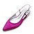 cheap Wedding Shoes-Women&#039;s Wedding Shoes Slingback Wedding Flats Bridesmaid Shoes Ribbon Tie Flat Heel Pointed Toe Comfort Ballerina D&#039;Orsay &amp; Two-Piece Wedding Dress Party &amp; Evening Satin Spring Summer White Purple