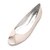 abordables Chaussures de mariée-Femme Chaussures de mariage Talon Plat Bout ouvert Fleur / Combinaison Satin Confort / Ballerine Printemps / Eté Blanche / Violet / Champagne / Mariage / Soirée &amp; Evénement / EU39