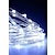 preiswerte LED Lichterketten-5m Lichterketten 50 LEDs 1 Set Warmweiß Weiß Blau Kupferdraht-Leuchten Party Dekorativ Urlaub USB angetrieben