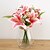 billige Kunstig blomst-Kunstige blomster 1 Afdeling Europæisk Stil Liljer Bordblomst