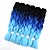 cheap Crochet Hair-24inch 100grams xpression snythetic long hair ombre tricolor black deep blue light blue jumbo box braiding hair