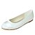 cheap Wedding Shoes-Women&#039;s Wedding Shoes Flat Heel Round Toe Satin Ballerina Spring / Summer White / Purple / Champagne / Party &amp; Evening
