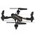 billige Fjernstyrte quadcoptere og multirotorer-RC Drone WLtoys Q616 4 Kanal 2.4G Med HD-kamera 0.3MP Fjernstyrt quadkopter En Tast For Retur / Hodeløs Modus / Sveve Fjernstyrt Quadkopter / Fjernkontroll / USB-kabel / Med kamera