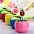 cheap Sculptures-Solar Power Flip Flap Flower  Apple Butterfly Sunflower Rose for Car Swing Dancing Flower Toy Car Interior Ornaments Car-Styling Ramdon Color