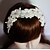 tanie Nakrycie Głowy Weselne-Kobiety Zasznurować Winieta-Ślub Kwiaty