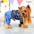 cheap Dog Clothes-Dog Jumpsuit Puppy Clothes Jeans Fashion Cowboy Winter Dog Clothes Puppy Clothes Dog Outfits Red Blue Gray Costume for Girl and Boy Dog Cotton XS S M L XL