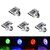 olcso LED-es szpotlámpák-5pcs 2.5 W 250 lm E14 GU10 E26 / E27 1 LED gyöngyök Nagyteljesítményű LED Tompítható Távvezérlésű Dekoratív RGB 85-265 V / 5 db. / RoHs
