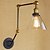 billige Lamper med svingarm-Enkel / Vintage / Retro Rød Swing Arm Lights Metall Vegglampe 110-120V / 220-240V 40 W / E26 / E27