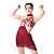 baratos Roupa Infantis de Dança-Dança Latina Vestido Lantejoulas Drapeado Lateral Mulheres Espetáculo Sem Manga Alto Elastano Paetês