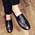 baratos Sapatilhas e Mocassins para Homem-Homens Couro Sintético Primavera / Outono Conforto Mocassins e Slip-Ons Preto / Castanho Claro / Castanho Escuro