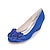 ieftine Pantofi de Mireasă-Pentru femei pantofi de nunta Toc Platformă Vârf rotund Piatră Semiprețioasă Satin Balerini Basic Primăvară / Vară Albastru / Maro deschis / Cristal