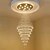 cheap Chandeliers-10-Light 70 cm Geometric Shapes Chandelier Metal Electroplated Contemporary 110-120V 220-240V
