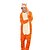 cheap Kigurumi Pajamas-Adults&#039; Kigurumi Pajamas Tiger Onesie Pajamas Flannel Fabric Cosplay For Men and Women Animal Sleepwear Cartoon Halloween Festival / Holiday