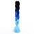 cheap Crochet Hair-24inch 100grams xpression snythetic long hair ombre tricolor black deep blue light blue jumbo box braiding hair