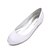 abordables Zapatos de boda-Mujer Zapatos de boda Regalos de San Valentín Fiesta Vestido Fiesta y Noche Pisos de boda Zapatos de novia Zapatos de dama de honor Tacón Plano Dedo redondo Confort Bailarina Satén Plata Negro Blanco