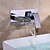 cheap Bathroom Sink Faucets-Bathroom Sink Faucet - Waterfall Chrome Widespread Single Handle Two Holes / Brass