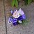 olcso Esküvői virágok-Esküvői virágok Virágcsokrok csuklóra Esküvő Organza / Szatén 3.94 hüvelyk