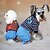 cheap Dog Clothes-Dog Jumpsuit Puppy Clothes Jeans Fashion Cowboy Winter Dog Clothes Puppy Clothes Dog Outfits Red Blue Gray Costume for Girl and Boy Dog Cotton XS S M L XL