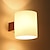 cheap Wall Sconces-Northern Europe Modern Glass Wall Lights Wood Art Deco Living Room Dining Room Hallway Wall Sconce