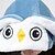 cheap Kigurumi Pajamas-Adults&#039; Kigurumi Pajamas Frog Owl Onesie Pajamas Flannelette Blue Cosplay For Men and Women Animal Sleepwear Cartoon Halloween Festival / Holiday