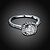 billige Motering-Ring Diamant simulert Sølv Zirkonium damer Mote 5 6 7 8 9 / Dame / Kubisk Zirkonium