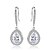 cheap Earrings-Women&#039;s Diamond Cubic Zirconia tiny diamond Drop Earrings Hanging Earrings Drop Ladies Fashion Blinging Zircon Earrings Jewelry Rose Gold / Silver For Wedding