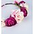 cheap Headpieces-Fabric Flowers / Headwear with Floral 1pc Wedding / Special Occasion / Anniversary Headpiece