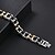 cheap Men&#039;s Bracelets-Men&#039;s AAA Cubic Zirconia Chain Bracelet Star Gothic Fashion Punk Rock Hip-Hop Cubic Zirconia Bracelet Jewelry White For Street Gift Evening Party Going out / Titanium Steel / Gold Plated