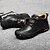 abordables Bottes Homme-Homme Bottes Chaussures de confort Athlétique Casual Extérieur Randonnée Cuir Nappa Bottes Mi-mollet Noir Marron Automne L&#039;hiver / Lacet