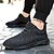 cheap Men&#039;s Sneakers-Men&#039;s Comfort Shoes Light Soles Summer / Fall Casual Sneakers Net / Tulle Black / Red / Dark Blue / Lace-up