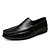 preiswerte Herrenpantoletten &amp; -slipper-Herrn Komfort Schuhe Leder Sommer / Herbst Loafers &amp; Slip-Ons Walking Schwarz / Braun