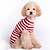 cheap Dog Clothes-Cat Dog Coat Sweater Winter Dog Clothes Red Costume Spandex Cotton / Linen Blend Cartoon Party Cosplay Casual / Daily XXS XS S M L XL