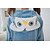 cheap Kigurumi Pajamas-Adults&#039; Kigurumi Pajamas Frog Owl Onesie Pajamas Flannelette Blue Cosplay For Men and Women Animal Sleepwear Cartoon Halloween Festival / Holiday