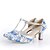 cheap Ballroom Shoes &amp; Modern Dance Shoes-Women&#039;s Modern Shoes Heel High Heel Silk Blue / Indoor / EU40