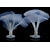 levne Dekorace a kamínky do akvária-Akvárium Dekorace akvária Mini akvárium Korálová Medúza Umělé rostliny Fialová Guma 9*9*10 cm