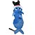 preiswerte Hundekleidung-Hund Kostüme Welpenkleidung Tier Cosplay Winter Hundekleidung Welpenkleidung Hunde-Outfits Blau Kostüm für Mädchen und Jungen Hund Plüsch Daune XXL 3XL 4XL 5XL