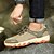Χαμηλού Κόστους Ανδρικά Αθλητικά Παπούτσια-Ανδρικά Παπούτσια άνεσης Δερμάτινο Άνοιξη / Φθινόπωρο Αθλητικά Παπούτσια Πεζοπορία Μπλε / Χακί / Αθλητικό / Διαφορετικά Υφάσματα / EU40