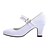cheap Wedding Shoes-Women&#039;s Wedding Shoes Chunky Heel Round Toe Crystal Elastic Fabric Basic Pump Spring / Fall White / Ivory / Party &amp; Evening / EU41