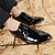 abordables Oxfords Homme-Homme Chaussures de nouveauté Cuir Verni Automne / Hiver Décontracté Chaussures de mariage Marche Marron / Rouge / Bleu / Mariage / Soirée &amp; Evénement / Lacet / Soirée &amp; Evénement