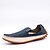 voordelige Hereninstappers &amp; loafers-Heren Schoenen Kunstleer Lente / Zomer Mocassin / Lichtzolen Loafers &amp; Slip-Ons Beige / Donkerblauw