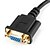 cheap HDMI Cables-Mini HDMI to VGA M/F Connector Cable Adapter Converter 0.3M 1FT