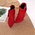 abordables Bottes Femme-Femme Bottes Talon Aiguille Bottine / Demi Botte Confort Automne Rouge / Vert / Noir