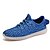 abordables Zapatillas de hombre-Hombre Primavera / Otoño Zapatos con luz Casual Al aire libre Zapatillas de deporte Tul Negro / blanco / Negro / Rojo / Azul