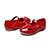 olcso Gyerek lapos sarkú cipők-Lány Lapos Kényelmes Mary Jane Virágoslány cipők Bőrutánzat Kis gyerekek (4-7 év) Nagy gyerekek (7 év +) Esküvő Hétköznapi Ruha Csokor Átlátszó ragasztószalag Piros Rózsaszín Fehér Ősz Tavasz / EU37