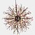 ieftine Candelabre-Sputnik Montaj Flush Lumini Ambientale Galvanizat Metal Bec Inclus 110-120V / 220-240V / G4