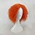 abordables Perruques de déguisement-perruque synthétique perruque cosplay afro crépus bouclés crépus bouclés afro perruque blonde courte orange cheveux synthétiques femme blonde hairjoy