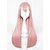 cheap Costume Wigs-Pink Wig Technoblade Cosplay Synthetic Wig Straight Straight Wig Long Pink Synthetic Hair Faux Locs Wig Pink